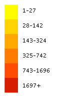 Brachyloma daphnoides flora location map legend