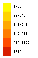 Eucalyptus dalrympleana flora location map legend